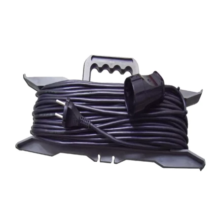 Сварочный удлинитель силовой 20м на рамке GLANZEN штепс. Гнездо ПВС 2*2,5 20м ER-20-010 купить в Перми