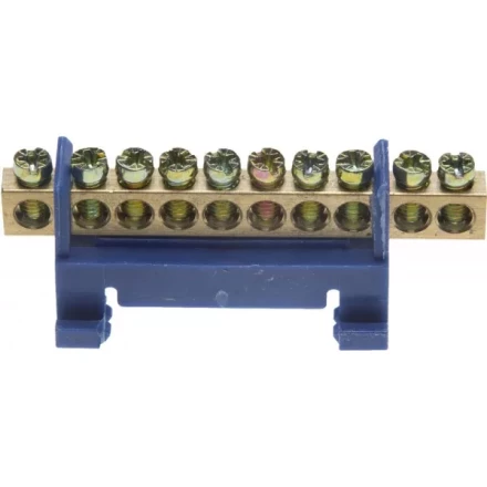 Шина СВЕТОЗАР нулевая, в изоляц оболочке, 6х9мм, 12 полюсов, макс. ток 100А 49805-12 купить в Перми