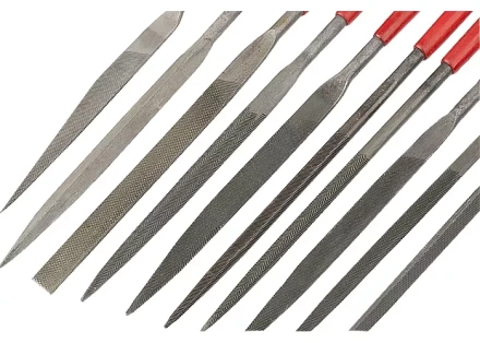 Набор надфилей 160 х 4мм 10 шт обрезиненные рукоятки MATRIX 15818 купить в Перми