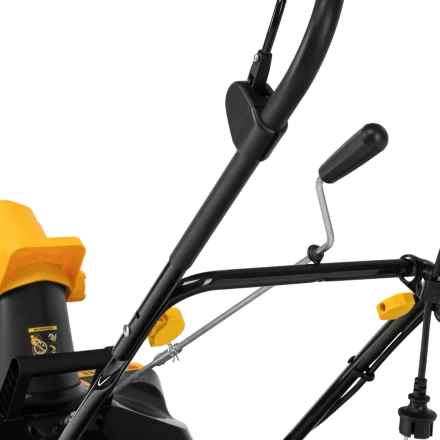 Электрическая снегоуборочная машина Denzel ESB-460-M 97628, 1.8 кВт, металлический шнек, LED фара купить в Перми