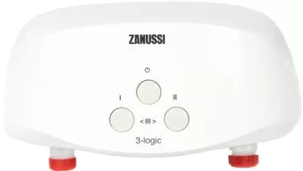 Водонагреватель проточный ZANUSSI 3-logic 55 TS душ и кран купить в Перми