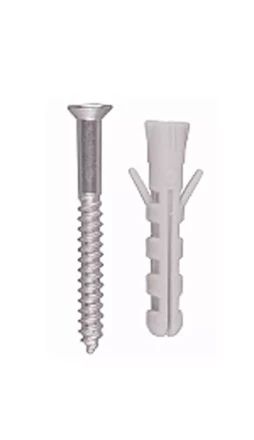 Дюбеля с шурупами, 8x40мм / 5х45мм, 10шт 3066-45-8 купить в Перми