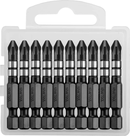 Биты для ударных шуруповертов KRAFTOOL Impact Pro PZ 26193-2-50-S10 купить в Перми