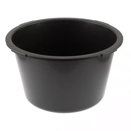 Таз круглый строительный черный 30 л Россия Сибртех 81455 купить в Перми