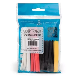 Набор термоусадочных трубок КВТ Колорит 20/10 (73643)