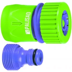 Соединитель-адаптер пластмассовый 3/4&quot; внешняя  резьба соединитель шланга 3/4&quot;  PALISAD 65755 купить в Перми