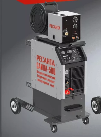 Полуавтоматический сварочный аппарат инверторный Ресанта САИПА-500 купить в Перми