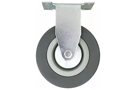 Аппаратное неповоротное колесо HITCH 50*18 резина серая FCg25 (SZ084845) купить в Перми