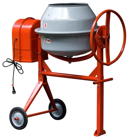 Бетоносмеситель ЗУБР электрический, чугунный венец, 160л, 550Вт ЗБСЭ-160 купить в Перми