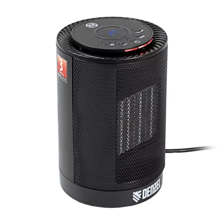 Тепловентилятор электрический керамический Denzel DTFC-1200, 3 режима, вентилятор, нагрев 600/1200 Вт 96418 купить в Перми