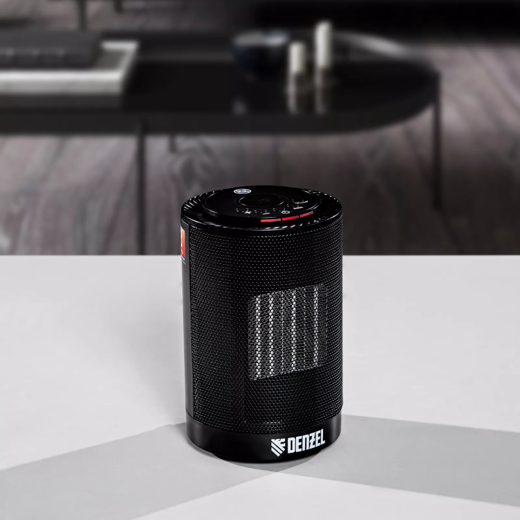 Тепловентилятор электрический керамический Denzel DTFC-1200, 3 режима, вентилятор, нагрев 600/1200 Вт 96418 купить в Перми