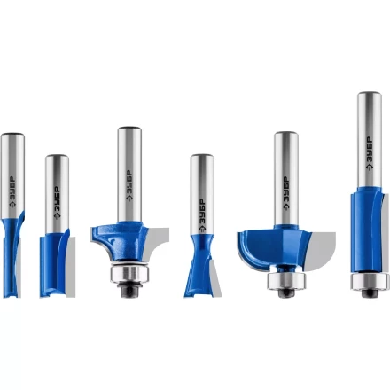 ЗУБР 6 шт, набор профильных фрез по дереву, Профессионал (28795-H6) купить в Перми