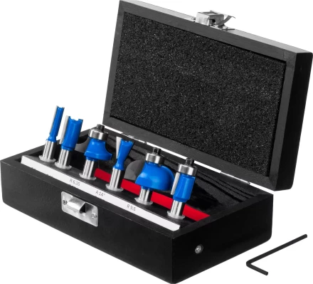 ЗУБР 6 шт, набор профильных фрез по дереву, Профессионал (28795-H6) купить в Перми