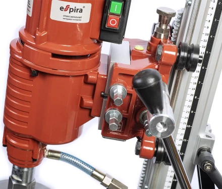 Установка алмазного бурения ESPIRA DDC-255-F4 (220В, 50/6Гц, ном.вх. мощн 4350 W, max ф250 мм, вес 44 кг), 400213 купить в Перми