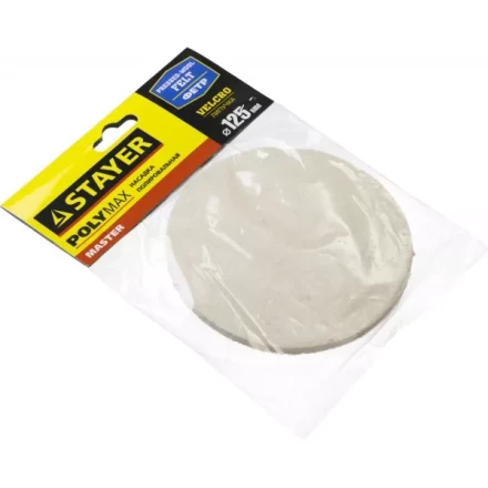 Полировальная насадка STAYER &quot;MASTER&quot; из фетра на липучке d=125мм 35930-125 купить в Перми