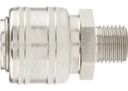 Муфта универсальная быстросъемная &quot;мама&quot; внешняя резьба 1/4&quot; 2 шт Stels 57051