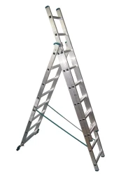 Лестница 3-х секционная алюминиевая 3*8 1013305