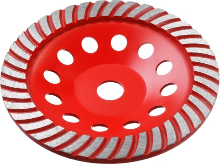 Чашка алмазная шлифовальная по бетону ЗУБР &quot;МАСТЕР&quot; сегментированная, 180мм 33375-180 купить в Перми