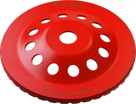 Чашка алмазная шлифовальная по бетону ЗУБР &quot;МАСТЕР&quot; сегментированная, 180мм 33375-180 купить в Перми