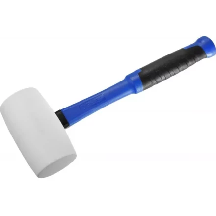 Киянка ЗУБР &quot;ПРОФЕССИОНАЛ&quot; резиновая белая, с фиберглассовой ручкой, 900г 20531-900_z02 купить в Перми