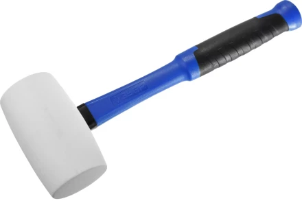 Киянка ЗУБР &quot;ПРОФЕССИОНАЛ&quot; резиновая белая, с фиберглассовой ручкой, 900г 20531-900_z02 купить в Перми