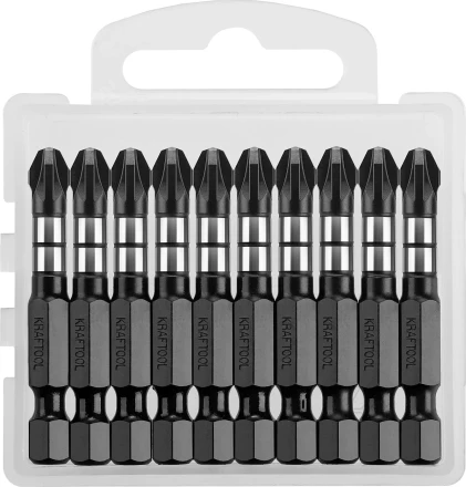 Биты для ударных шуруповертов KRAFTOOL Impact Pro PZ 26193-3-50-S10 купить в Перми