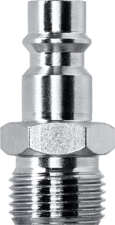 Переходник KRAFTOOL EXPERT QUALITAT для пневмоинструмента, резьба 1/4 папа - быстросъемное соединение папа 06592-3/8 купить в Перми