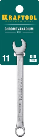 Ключи комбинированные KRAFTOOL, Cr-V, DIN 3113 27079-11 купить в Перми
