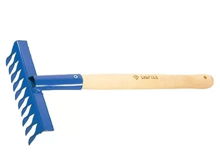 Грабли витые 8-зубые 140 мм с рукояткой 300 мм СИБРТЕХ Россия 61761 купить в Перми