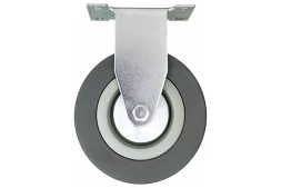 Аппаратное неповоротное колесо HITCH 75*20 резина серая FCg92 (SZ084846)