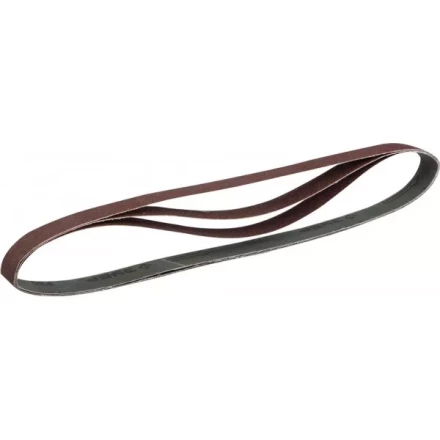 Лента ЗУБР &quot;МАСТЕР&quot; шлифовальная универсальная бесконечная для ЗШС-330, основа-х/б ткань, 25х762мм, Р80, 3шт 35547-080 купить в Перми