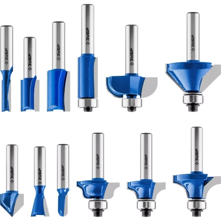 ЗУБР 12 шт, набор профильных фрез по дереву, Профессионал (28796-H12) купить в Перми