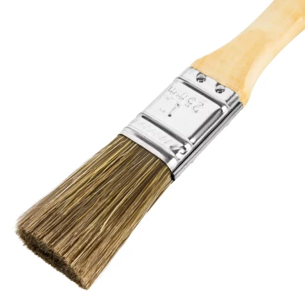 Кисть плоская &quot;Евро&quot; 1&quot;, смешанная щетина, деревянная ручка MTX 83077 купить в Перми