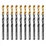 Сверло по металлу, 7 мм, HSS-Tin, Golden Tip, 10 шт. Denzel 717217 купить в Перми