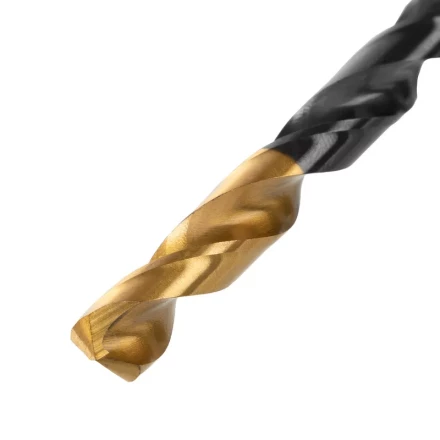Сверло по металлу, 7 мм, HSS-Tin, Golden Tip, 10 шт. Denzel 717217 купить в Перми