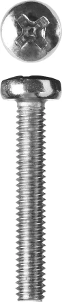 Винт ЗУБР &quot;МАСТЕР&quot; DIN 7985, класс прочности 4.8, оцинкованный, M4x25мм, 5кг 303150-04-025 купить в Перми