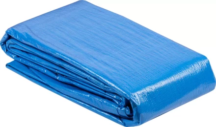 Тент-полотно ЗУБР &quot;МАСТЕР&quot; универсальный, из тканого полимера плотностью 75 г/м3, с люверсами, водонепроницаемый, 6мх8м 12550-06-08 купить в Перми