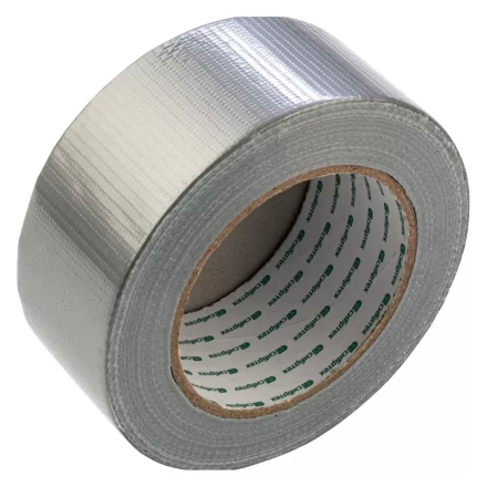 Лента клейкая армированная, 48 мм х 40 м, серебро Сибртех 888165 купить в Перми