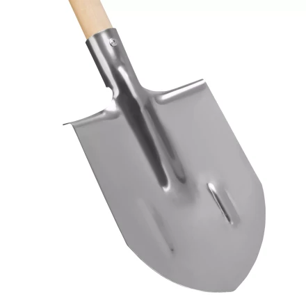 Лопата штыковая Palisad, нерж. сталь, 200х265х1385 мм, ребра жесткости, деревянный черенок, Россия, 6146757 купить в Перми