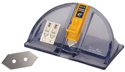 Набор OLFA Резак &quot;MOUNT CUTTER&quot; с наклоном лезвия 45 градусов с 2-мя лезвиями MCB OL-MC-45/2B купить в Перми