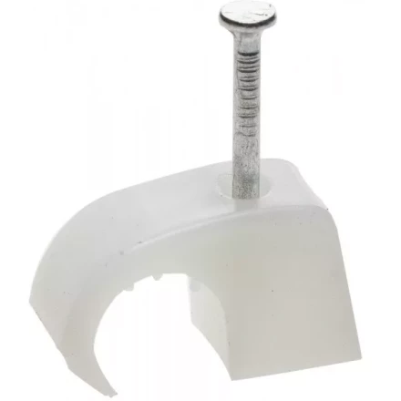 Скоба-держатель для кабеля, универсальная, с оцинкованным гвоздем, 4-7 мм, 60 шт, STAYER Master 45050-04-07 45050-04-07 купить в Перми