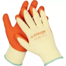 Перчатки STAYER "EXPERT"  рабочие с рельефным латексным покрытием, 10 класс, S-M 11407-S купить в Перми