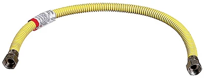 Подводка-сильфон ЗУБР для газа, нержавеющая сталь, г/г 1/2" - 0,8м 51006-G/G-080