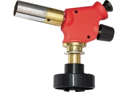 Профессиональная горелка на бутановый баллон пьезоподжиг расширенное сопло Matrix 91427