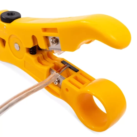 Стриппер КВТ КС-332 для снятия изоляции с коаксиального кабеля (89440) купить в Перми