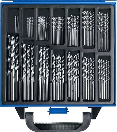 ЗУБР ПРОФ-А, 99 шт, (1-10 мм), сталь Р6М5, класс А, мет.бокс, набор сверл по металлу, Профессионал (29625-H99) купить в Перми