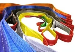 Ремень буксировочный 12т К L=5.0 м 60мм в 2 слоя с петлями