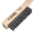 Щетка зачистная 6-и рядная, прямая проволока из нержавеющей стали с деревянной ручкой, EFP// Denzel 74846 купить в Перми