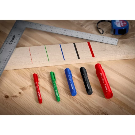 ЗУБР МП-1000К чёрный, 2-10 мм, клиновидный перманентный маркер (06333-2) купить в Перми