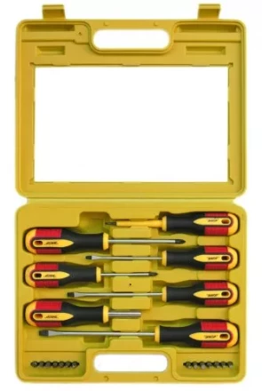 Набор отверток и вставок 21 предмет, кейс 19837 купить в Перми